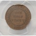 AUSTRALIA 1923 . HALF 1/2  PENNY . PCGS GENUINE